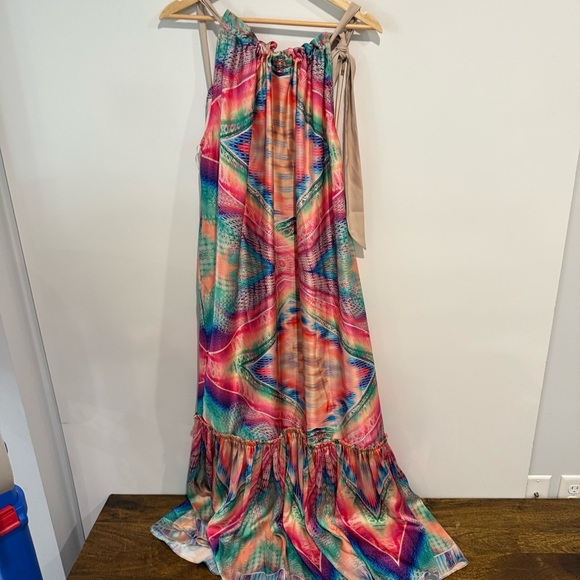 Revolve Le Superbe Kaleidoscope Beach Gown Dress - Picture 7 of 8